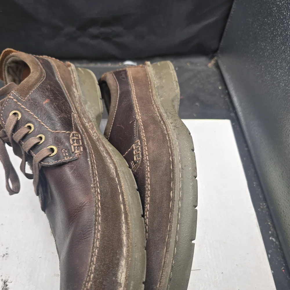 Clarks Men's Dark Brown Leather‎ Oxfords